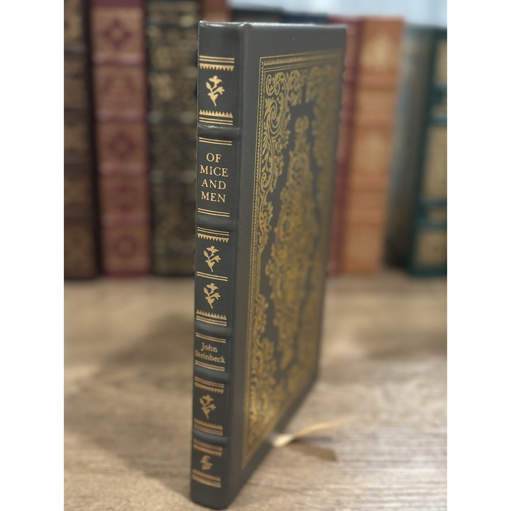 John Steinbeck Of Mice and Men Easton Press Genuine Leather 1977